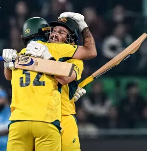 Champions Trophy: Inglis hits maiden ODI ton as Australia hunt down 352 for record win