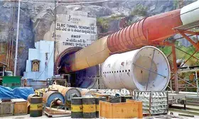 Tunnel collapses in Telangana, seven workers feared trapped