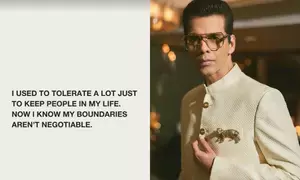Karan Johar says he now knows his ‘boundaries aren’t negotiable’