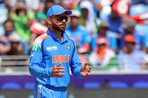 Champions Trophy: Kohli surpases Azharuddins record for most ODI catches for India