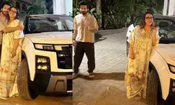 Karanveer drops by Shilpa Shirodkar’s home to show her his swanky new ride