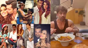 Bipasha Basu and Karan Singh Grover turn on the feast mode Bipasha Basu and Karan Singh Grover turn on the feast mode