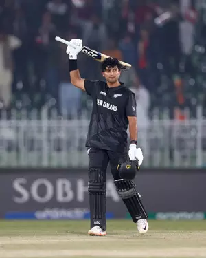 Champions Trophy: Ravindra, Latham help NZ beat Bangladesh to seal semis spot along with India Champions Trophy: Ravindra, Latham help NZ beat Bangladesh to seal semis spot along with India