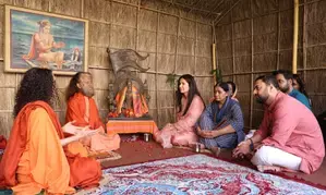 Katrina Kaif, mother-in-law Veena Kaushal visit Maha Kumbh in Prayagraj