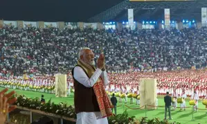 PM Modi unveils design of new integrated terminal building of Guwahati Airport