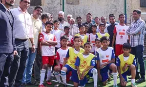 Mumbai City FC hopes to ‘spread beauty of the game’ with first-ever community football pitch in Madanpura Mumbai City FC hopes to ‘spread beauty of the game’ with first-ever community football pitch in Madanpura