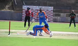India beat Bangladesh for 2-0 lead in Men’s Bilateral T20 Cricket Series for the Blind India beat Bangladesh for 2-0 lead in Men’s Bilateral T20 Cricket Series for the Blind