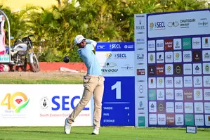 Chhattisgarh Open golf: Shaurya Binu shoots nine-under 60 to take first-round lead Chhattisgarh Open golf: Shaurya Binu shoots nine-under 60 to take first-round lead