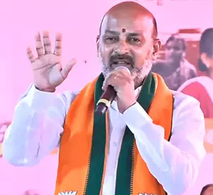 MoS Bandi Sanjay compares MLC elections to India-Pak match MoS Bandi Sanjay compares MLC elections to India-Pak match