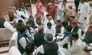 Rajasthan Assembly: Six suspended Cong MLAs stopped from entering House, deadlock continues