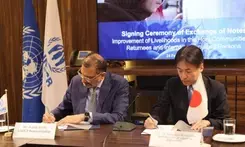 Japan, UNHCR join hands to support displaced Afghans