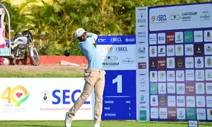Chhattisgarh Open golf: Shaurya Binu shoots nine-under 60 to take first-round lead