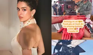 Sanya Malhotra spends her working birthday on sets of Sunny Sanskari Ki Tulsi Kumari