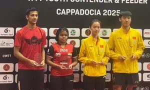 WTT Feeder Cappadocia 2025: Poymantee Baisya bags silver in mixed doubles