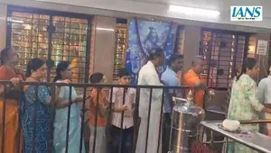 Devotees flock historic Shiva temples in Karnataka Devotees flock historic Shiva temples in Karnataka