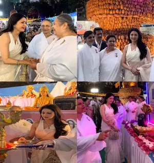 Bhagyashree celebrates Maha Shivratri at Brahmakumaris with 15ft shivling made of 4000 coconut shells Bhagyashree celebrates Maha Shivratri at Brahmakumaris with 15ft shivling made of 4000 coconut shells