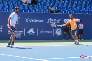 Bengaluru Open tennis: Ramkumar/Myneni begin title defence with straight sets win Bengaluru Open tennis: Ramkumar/Myneni begin title defence with straight sets win