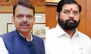 Shiv Sena(UBT) mouthpiece praises CM Fadnavis, targets Dy CM Shinde