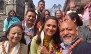 Lara Dutta fulfills a long-held dream on Maha Shivratri at Pashupatinath Temple Lara Dutta fulfills a long-held dream on Maha Shivratri at Pashupatinath Temple