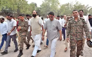 Telangana tunnel accident: Silt, debris removal in full swing (Lead) Telangana tunnel accident: Silt, debris removal in full swing (Lead)