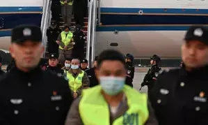 40 Chinese nationals repatriated from Thailand in joint crackdown on illegal immigration