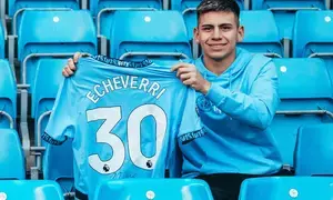 Echeverri joins Guardiolas squad after brilliant show in U20 South American Championship