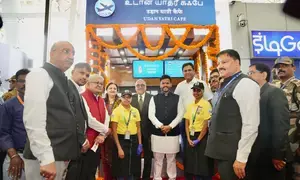 Civil Aviation Minister inaugurates pocket-friendly UDAN Yatri Cafe at Chennai Airport Civil Aviation Minister inaugurates pocket-friendly UDAN Yatri Cafe at Chennai Airport