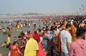 After 66 crore visited Maha Kumbh, CM Yogi brings home Ganga jal to those who missed After 66 crore visited Maha Kumbh, CM Yogi brings home Ganga jal to those who missed