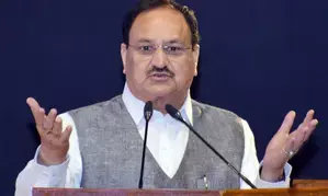 Union Health Minister J.P. Nadda arrives in Odisha for health summit