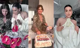 Nia Sharma celebrates her mom’s birthday with a fancy brunch