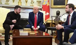 Testy exchange marks Trump-Zelensky talks in White House Testy exchange marks Trump-Zelensky talks in White House