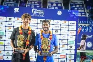 Bengaluru Open 2025: Top seeds Chandrasekar/Ho win doubles title with straight sets win Bengaluru Open 2025: Top seeds Chandrasekar/Ho win doubles title with straight sets win