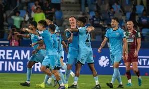 ISL 2024-25: Mumbai City move within one point of playoffs with a two-goal comeback vs MBSG