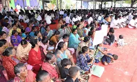 TN fishermens arrest by Lankan Navy: Families continue indefinite hunger strike