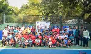 Bengaluru Open: Young talents train with national, and international stars at tennis clinic Bengaluru Open: Young talents train with national, and international stars at tennis clinic