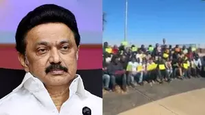 CM Stalin supports Tamil diaspora protest in US on 3-language policy CM Stalin supports Tamil diaspora protest in US on 3-language policy