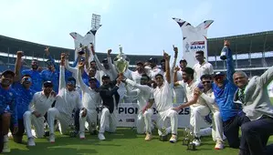 Ranji Trophy: Vidarbha crowned champions by virtue of first-innings lead against Kerala
