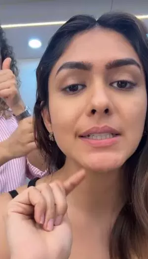 Mrunal Thakurs advice to help stop hair fall is a total game changer