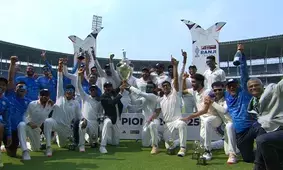Ranji Trophy: Vidarbha crowned champions by virtue of first-innings lead against Kerala Ranji Trophy: Vidarbha crowned champions by virtue of first-innings lead against Kerala