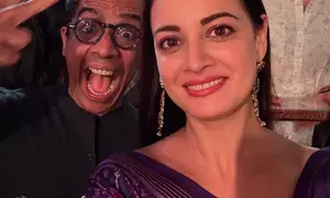 Dia Mirzas art filled weekend includes a heartfelt tribute to Zakir Hussain