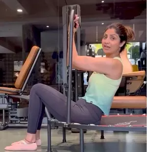 Shilpa Shetty shows how workouts can be a ‘jump’ start to fun