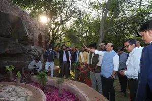Delhi LG unveils restored historic structures in Sanjay Van Delhi LG unveils restored historic structures in Sanjay Van