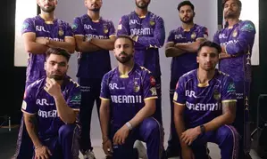 KKR unveil three-star jersey for IPL 2025 season