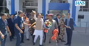Shivraj Singh Chauhan & family arrive in Jodhpur ahead of his son’s wedding