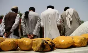 Afghan police discover over 6000 kg illicit drugs in Takhar province