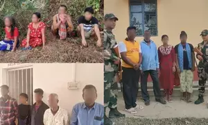 BSF apprehends 19 Bangladeshis, three Indians in Tripura