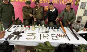 Manipur: 48 more looted arms including ammunition surrendered to police