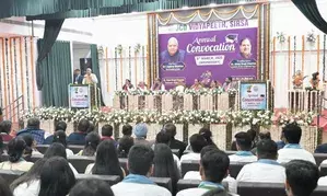 V-P Dhankhar asks students not to be afraid of failure