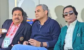 Champions Trophy: Rajeev Shukla watches semis in Lahore with PCB chair Naqvi