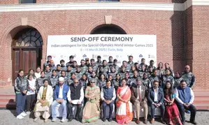 Special Olympics Bharat sends off largest ever Indian contingent for World Winter Games